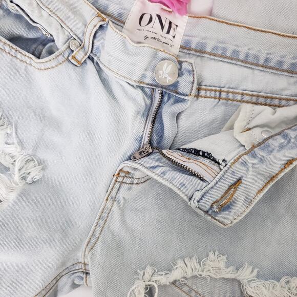 One Teaspoon Awesome Baggies Distressed Low Rise Baggy Jeans W25 Denim - Picture 11 of 15